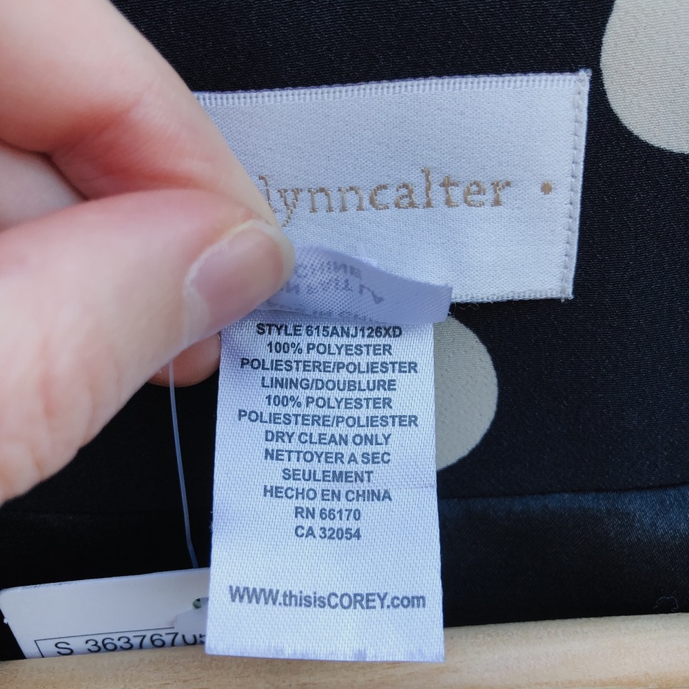 Anthropologie Corey Lynn Calter Point Blazer Dots - Picture 12 of 13